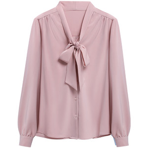 
[All girls’ wardrobe live broadcast room] Tumanduo bow long-sleeved shirt/fishtail skirt