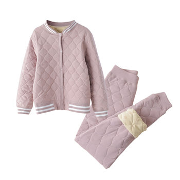 Langsha children's school uniform artifact warm suit