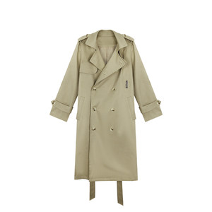 
Anne is not popular, Petersburg mid-length trench coat for women 2025 autumn and winter new slightly fat big size old money style long jacket