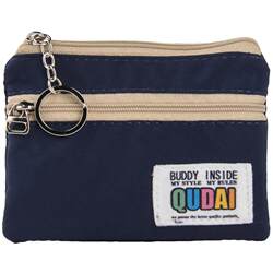Elementary school student coin purse simple Japanese style headphone key