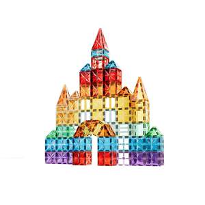 
Children's magnetic sheet colorful window magnetic building blocks 3 to 6 years old boys and girls educational assembly toys birthday gift blocks