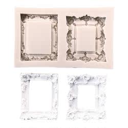 Candle.lab | Classical Picture Frame Photo Frame Diy Aromatherapy Plaster Candle Diffuser Stone Handmade Silicone Mold 13