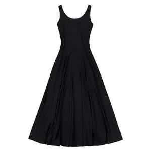 
Women's 2026 new dress, slim and slim, French suspender, good-looking, modal black long dress
