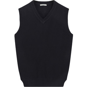 Spring and Autumn Men's V -neck -necked sweater knit vest vest vests, shoulder, shoulder and velvet bowl wool woolen horses horses warm in winter
