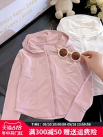 Детский солнцезащитный крем, летняя одежда для защиты от солнца, легкая и тонкая шелковая ветровка, куртка, «Холодное сердце», подходит для подростков