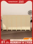 vách ngăn gỗ tự nhiên Vách ngăn phòng khách kiểu Trung Quốc gấp có thể tháo rời bằng gỗ nguyên khối tre phẳng phong cách nhà phòng ngủ che chắn màn gấp văn phòng vách ngăn giả gỗ Màn hình / Cửa sổ