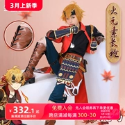 Genshin Toma cos phù hợp với Watari trung gian Inazuma Castle lửa giáo game anime trang phục hóa trang phù hợp cho nam giới