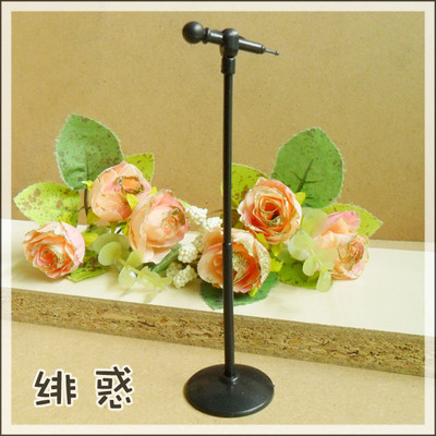 taobao agent Black microphone, doll, props, 15cm