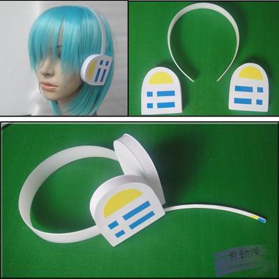 taobao agent Special offer Hatsune Miku COS Performance Proper Mirror Link Headphones Mirror Ring Len white special headset