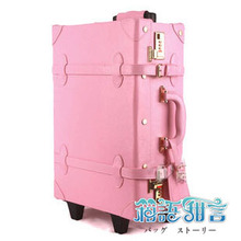 Корона корейский ангел Барби порошок ретро - тяговый ящик чемодан чемодан чемодан чемодан чемодан 2022 дюйм