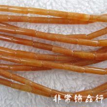 Природный красный Donglingyu цилиндрический цилиндр труба прямая трубка DIY браслет полуфабрикат