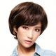 wigs2you全假发 日本正品 女士蓬松斜刘海短假发清爽帅气短发