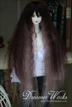 BJD SD 3 мин. Парик волос / высокотемпературный шелк HT - принцесса с длинными волосами красного цвета 1 / 3