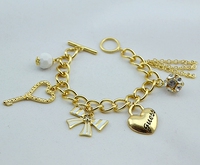 "Liangliang Overseas" exquisite bow drill ball bracelet necklace set