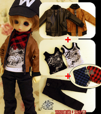 taobao agent M3 Studio Bjd Wubo Cloth Shopkeeper Recommend 3 points, 4 points 6 points, 6 -point street jacket hot selling set three points to send scarf