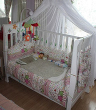 包邮婴儿床品婴儿床上用品套件婴儿床围十四件套全棉定做可拆洗
