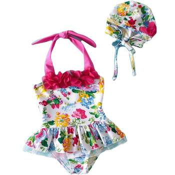 Children's swimsuit girl girl Korean baby bikini
