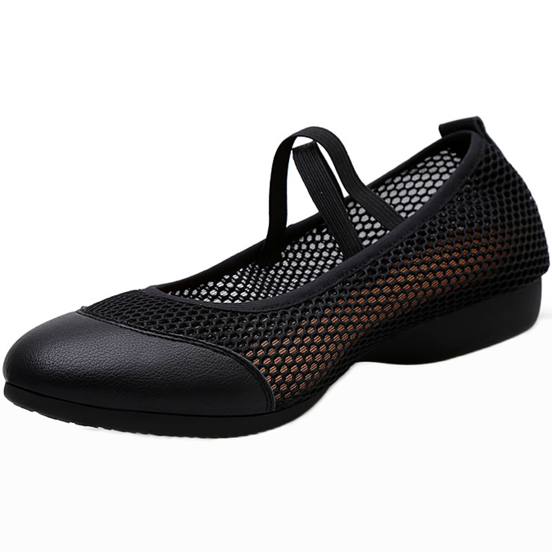 Chaussures de danse carrée Izzy pour femmes - Semelle souple, talon bas