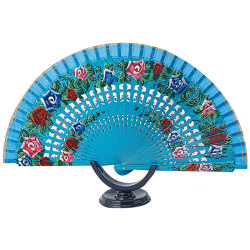 anita wooden fan Spanish folding fan advertising smooth