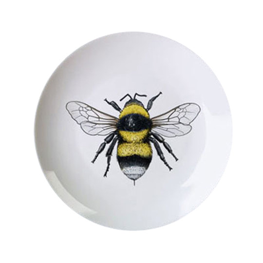 Insect Plate Design 10-inch Insect Porcelain Plate - Hanging Decorative Ceramic Plate