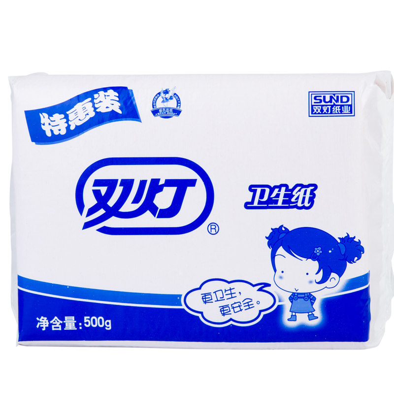 Double Light Flat Toilet Paper 500g Red Paper Towel 12 Packs ...