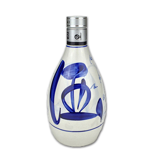 500ml 中国青花磁器ワインボトル - セラミック酒瓶