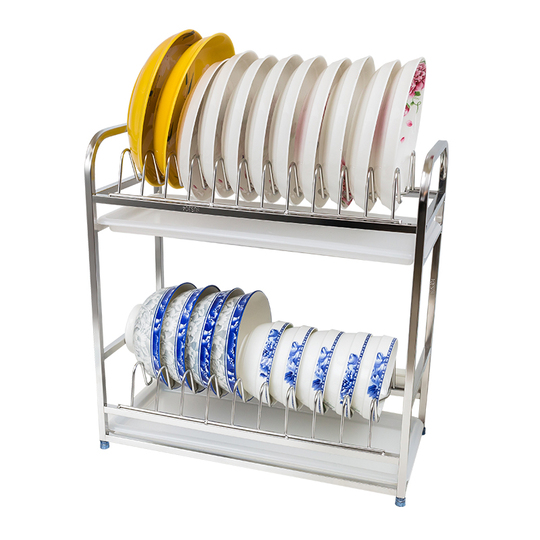 Chinaware Rack Qiao Space 304 Stainless Steel Dish Rack - Chinese Style Kitchen Storage