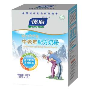 
Liaoyuan Middle-aged and Elderly Formula Milk Powder High Calcium Iron Yak Milk Powder Adult Milk Powder Small Package 25g16 Bags