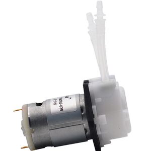 INTLLAB peristaltic pump miniature water pump household small silent self-priming pump DC pumping pump 12V