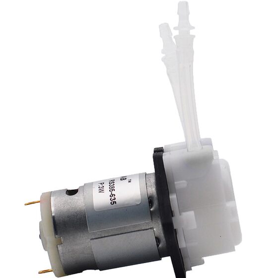 INTLLAB peristaltic pump miniature water pump household small silent self-priming pump DC pumping pump 12V