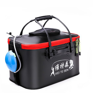 Living fish barrel fish box fishing barrel fish brick EVA folding fishing box thickened bucket multi -functional fish barrel free shipping