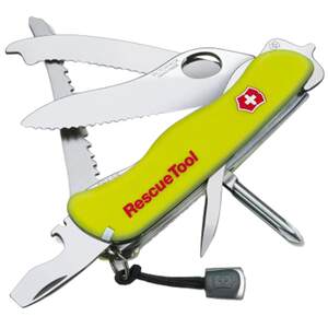 Victorinox Swiss Army Knife with Car Treasure 0.8623 MWN Rescue and Escape Tool with Fluorescent Knife Cover
