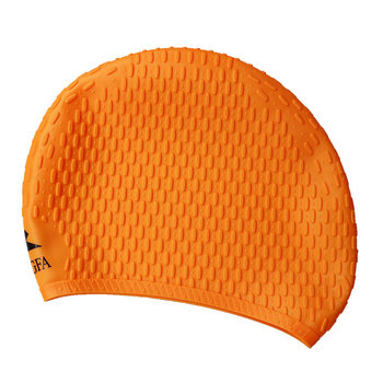 Genuine Yingfa comfortable silicone big head swimming cap
