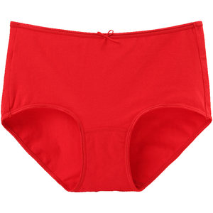 Butterfly Anfen Nian Nian Red Pants Female Cotton Wedding Gift Box Mid -waist Laceless Sexy Platform Glores Red Underwear
