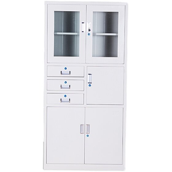 
Iron cabinet filing cabinet five-section cabinet filing cabinet iron cabinet information cabinet storage cabinet steel office cabinet voucher cabinet