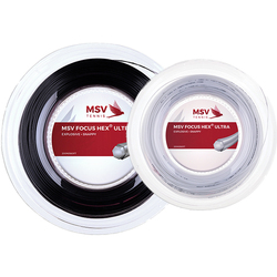 Msv Tennis String Focus-hex Ultra Hexagonal Polyester Professional Large Hard String Newly Upgraded With Resistance To Play Control
