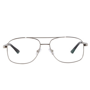 Large frame double beam glasses box pure titanium alloy men and women big face tide myopic glasses racks with eye finished products eavesdropped
