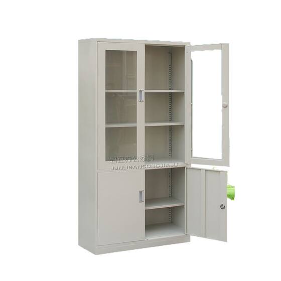 Steel office cabinet large equipment cabinet document cabinet iron leather cabinet archive cabinet display cabinet home bookcase