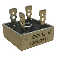 Box Of 50 KBPC5010 Rectifier Bridge Stack MIC Square Bridge Flat Foot 35A 50A 1000V Single Phase KBPC50-10