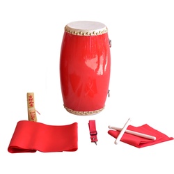 Children's Cowhide Waist Drum, Adult Yangko Ansai Large Waist Drum, Kindergarten Small Drum Performance Props, Professional Percussion