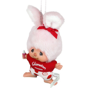 Monchhichi Cute Fun Doll Doll Plush Toy CHIMUTAN Strawberry Rabbit Cute Girl Series