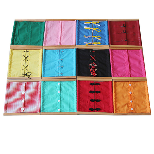 Montessori Dressing Frame - Wooden Toy for Toddlers