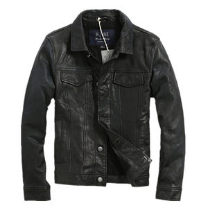 
Men's casual leather jackets, men's motorcycle leather jackets, men's leather jackets, men's retro leather jackets, short genuine leather sheepskin