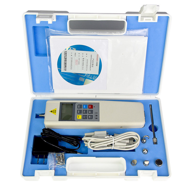 Dynamomètre Numérique SF-500 500N - Portable, Batterie Lithium, 3 Unités (N, Kg, Lb) - Précision ±0.5%, Prise UE - 6