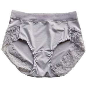 Smooth texture export underwear for women, high-end quality, soft, medium high waist, no trace lace, milk silk, wrapped buttocks, breathable