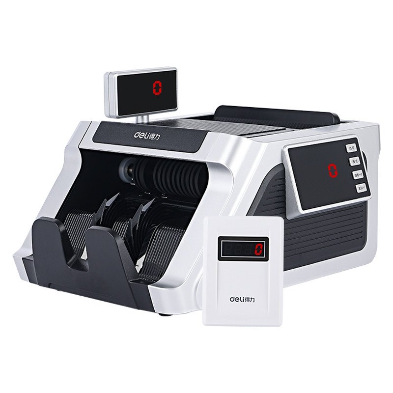 Tragbare Geldschein-Zählmaschine Mit Falschgeld-Detektor – UV-, MG- & IR-Sensoren, 1000 Scheine/Min., Doppel-LED-Display, Kompakt Geldzählmaschine Mit Falschgelderkennung