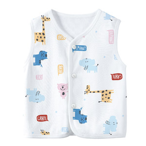
Children's pure cotton vest in spring and autumn outside wearing baby vest thin baby pony clip boys and toddlers autumn outfit women