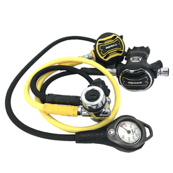 Apeks Xtx200 Breathing Regulator 50/40 Spare Second Stage + Pressure Gauge Professional Scuba Diving Set