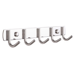 304 stainless steel wall clothes hanger towel hook kitchen bathroom row hook strong adhesive door back adhesive hook