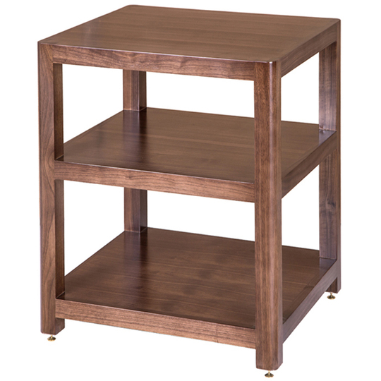 Liaofan Walnut Audio Rack - Solid Wood Amplifier Cabinet